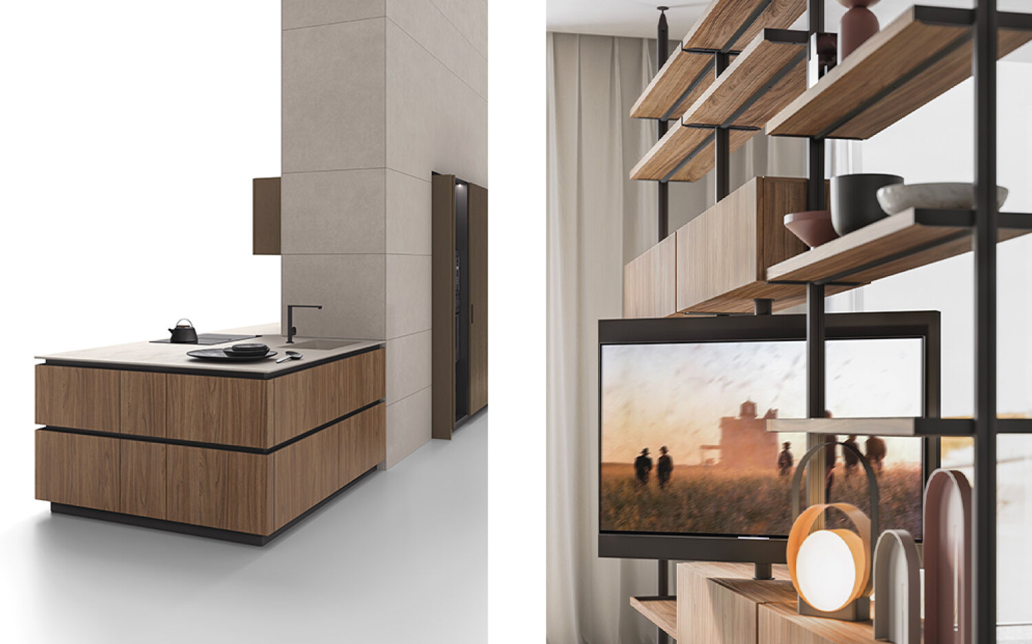 Complémentarité entre les espaces de la maison