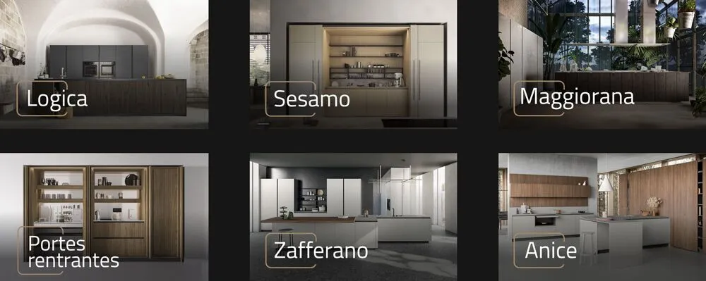 Gamme de cuisines Design Dall'Arredo